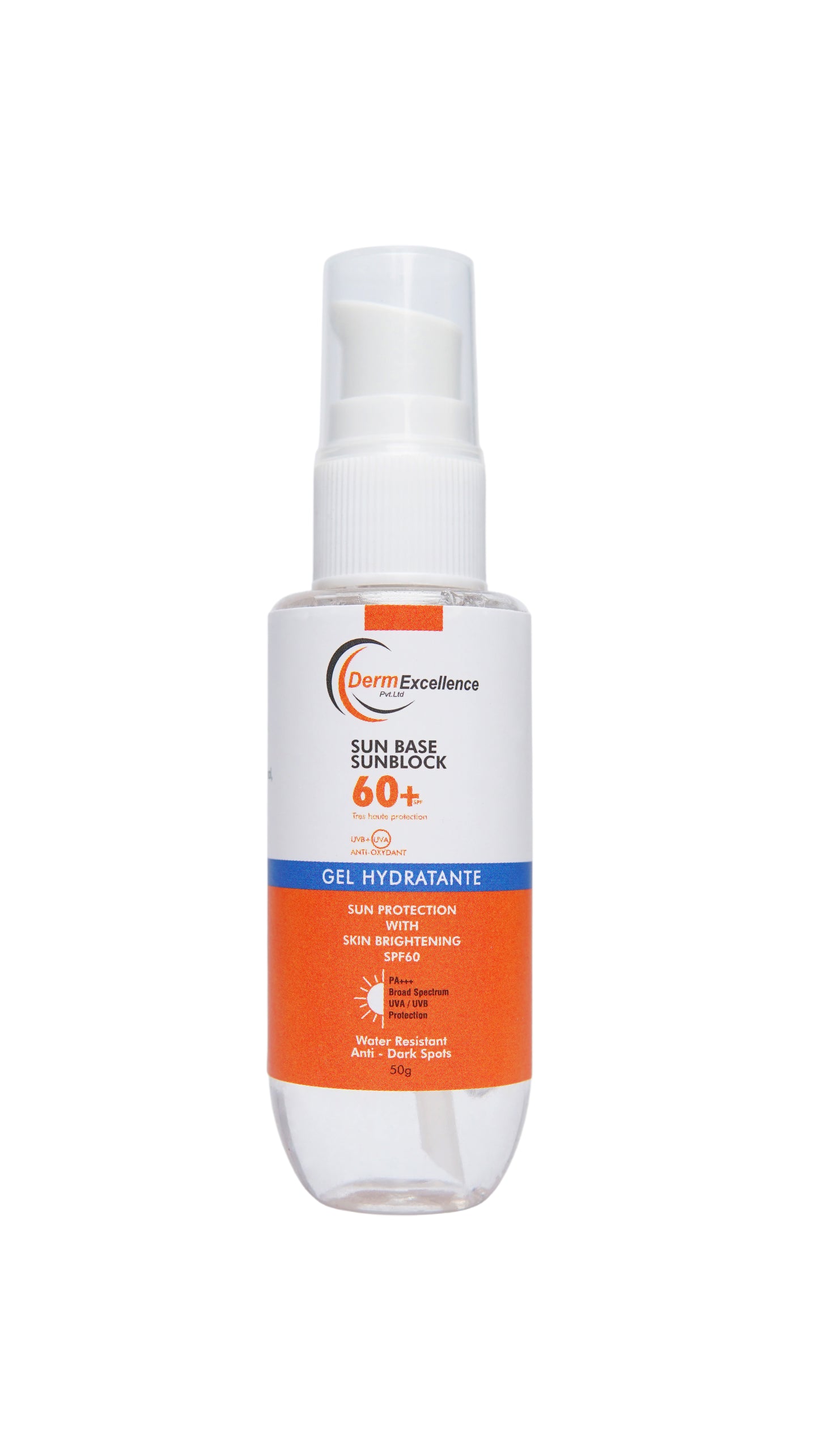 Sunbase Sunblock SPF60+ | GEL HYDRATANTE